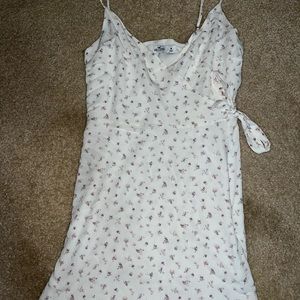 floral hollister wrap dress